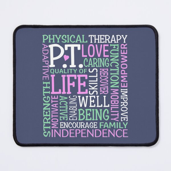 Item preview, PT Physical Therapy Word Art Physical Therapist Gift   designed and sold by CeSaDesigns.