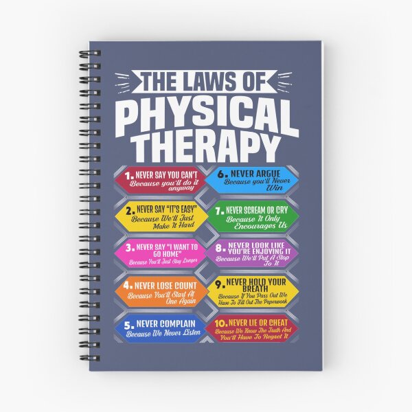 Item preview, The Laws Of Physical Therapy Awesome Therapist designed and sold by CeSaDesigns.