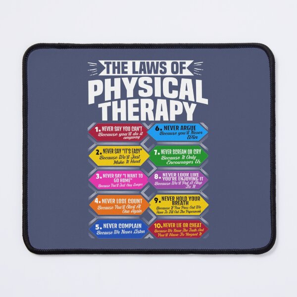 Item preview, The Laws Of Physical Therapy Awesome Therapist designed and sold by CeSaDesigns.