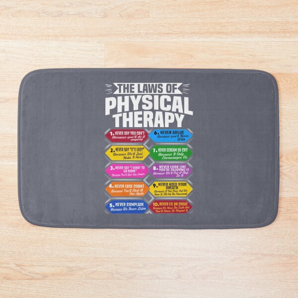 Item preview, The Laws Of Physical Therapy Awesome Therapist designed and sold by CeSaDesigns.