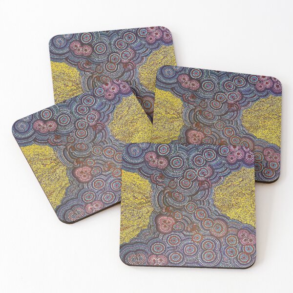 Item preview, Dee Why Lagoon Dot Paintings by Kim Cameron Art designed and sold by LOSTMANLY.