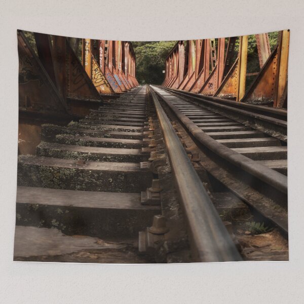 Item preview,  panoramic, widescreen prints, wall posters, Tapestries,Tapestry,throw blankets,comforters,duvet covers ,  train track,Railroad art,train wall art,Train art designed and sold by eyesight4vision.
