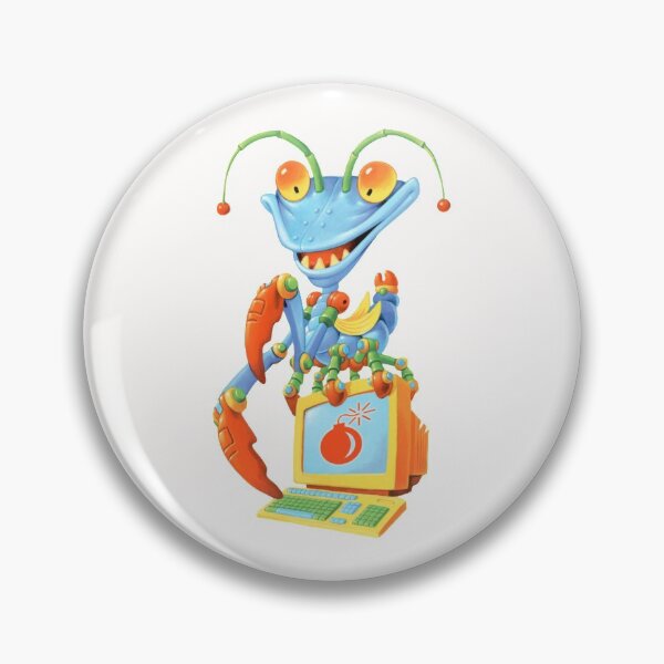 Item preview, Old School Computer Bug Virus  designed and sold by Shadowlight21.