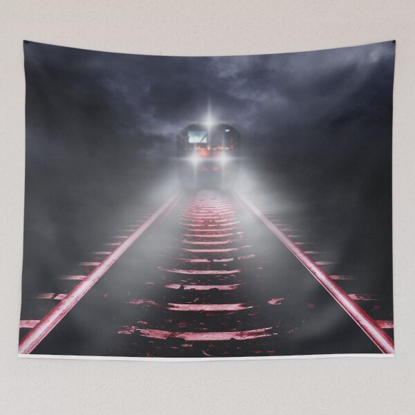 Item preview,   panoramic, widescreen prints, wall posters, Tapestries,Tapestry,throw blankets,comforters,duvet covers ,  train track,Railroad art,train wall art,Train art designed and sold by eyesight4vision.