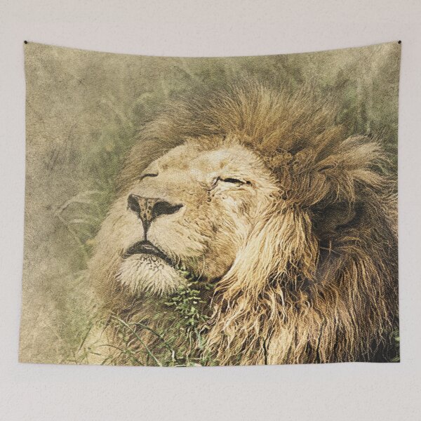 Item preview, beautiful lion art for interior design designed and sold by Xippy Art.