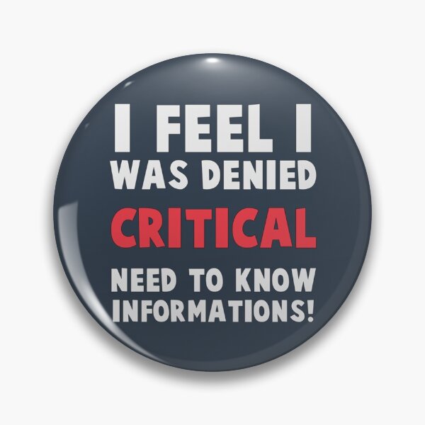 Item preview, I feel I was denied critical, need-to-know information!   designed and sold by colorfulgiftdes.