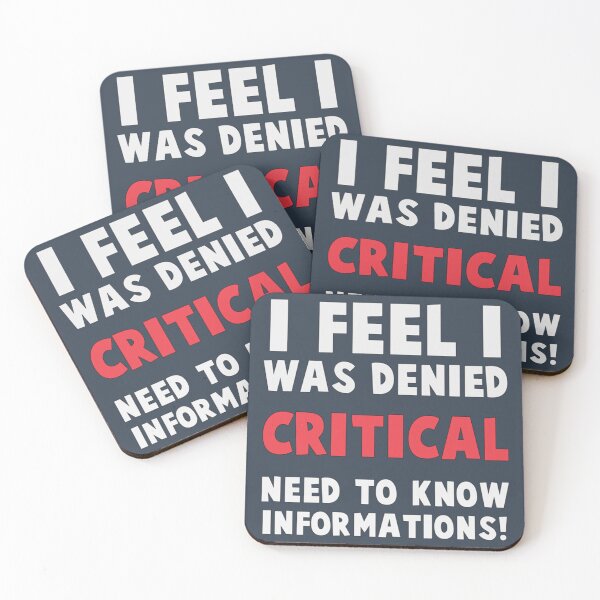 Item preview, I feel I was denied critical, need-to-know information!   designed and sold by colorfulgiftdes.