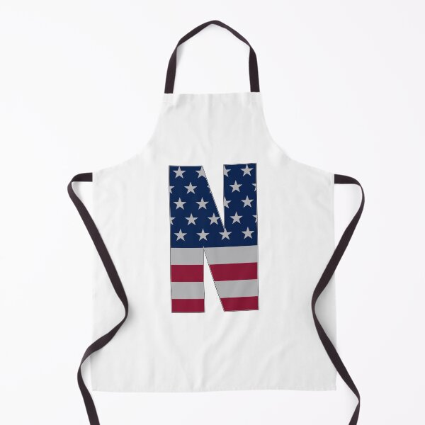 Item preview, US Flag Monogram Letter "N" 4th July Stars Stripes designed and sold by SunnyStreet.
