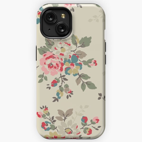 Cath kidston pastel nude flower aesthetic 43   iPhone Tough Case