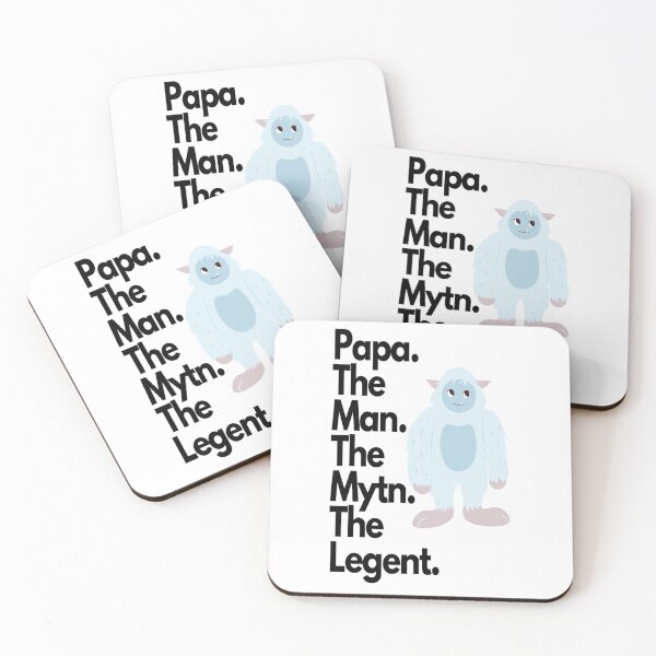 Item preview, Papa. The Man. The Mytn. The Legent. designed and sold by Makisat.