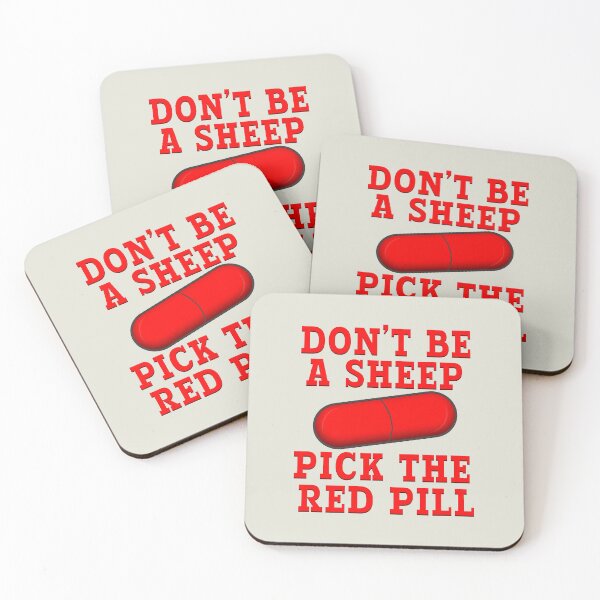 Item preview, DON'T BE A SHEEP PICK THE RED PILL designed and sold by carolina1.