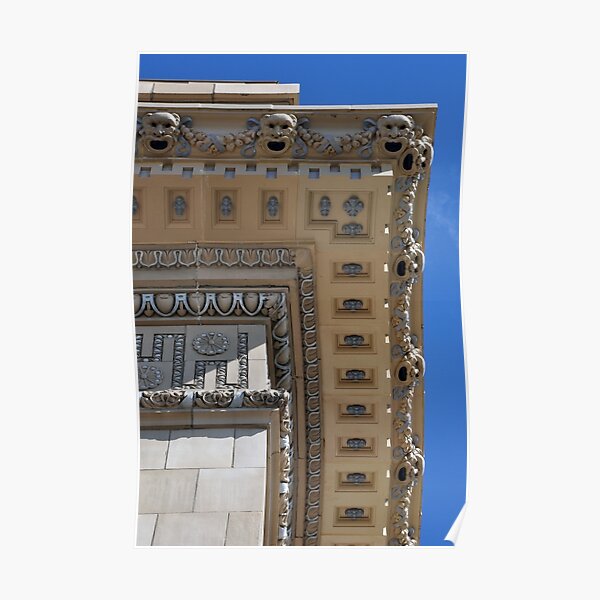 Sun Cornice Ornament Poster