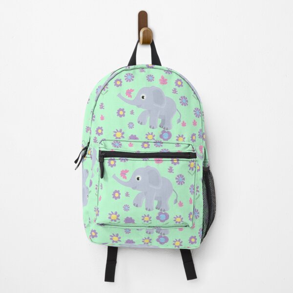 Item preview, APPU AND AMMU : Baby elephant with flowers and butterfly designed and sold by GREENOART.