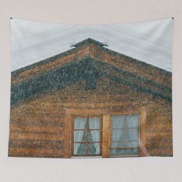 Item preview, Aged Building facade with Snow designed and sold by SceneryGallery.