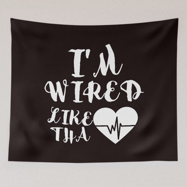 Item preview, I'm Wired Like That Pacemaker Joke Heart Disease Awareness Pacemaker Shirt Funny ICD Surgery Gift designed and sold by Live  Today.