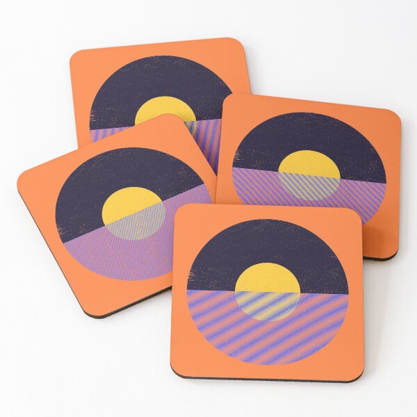 Item preview, Abstract Geometric Sunset Art - Modern Abstract Geometric Art designed and sold by jacnotjac.