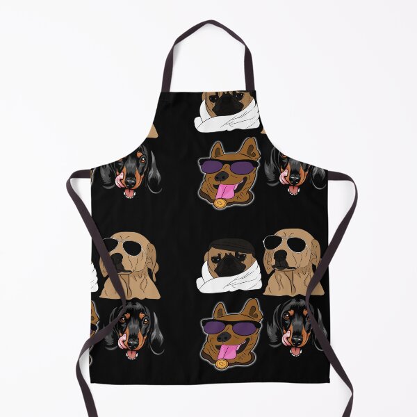 Item preview, Artistic dog face designs sticker pack 5 designed and sold by SamRVstore.