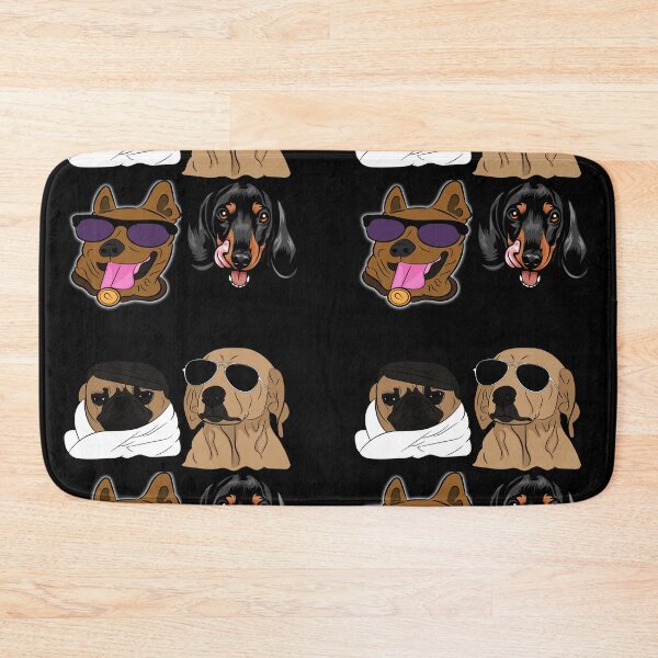 Item preview, Artistic dog face designs sticker pack 5 designed and sold by SamRVstore.
