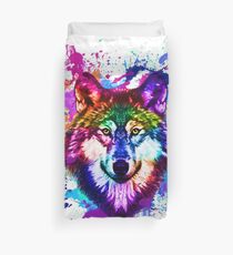 Funda nórdica colorido Lobo