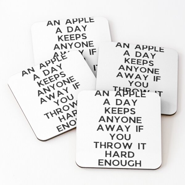 Item preview, an apple a day keeps anyone away if you throw it hard enough . designed and sold by Pratyush1111.