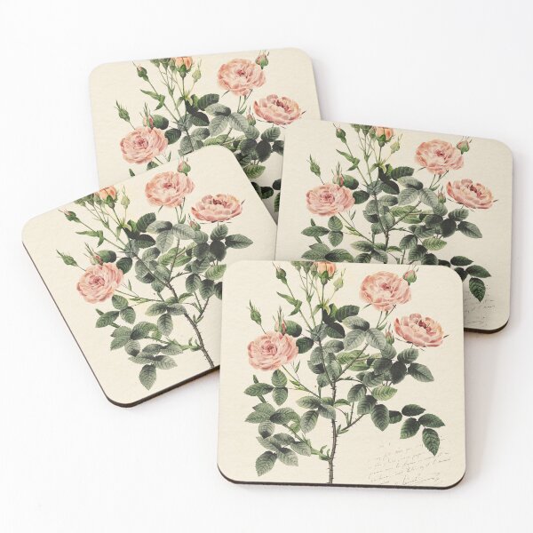 Item preview, Rose Pompon by Redouté, 1824 (édition classique) designed and sold by GalBotanique.