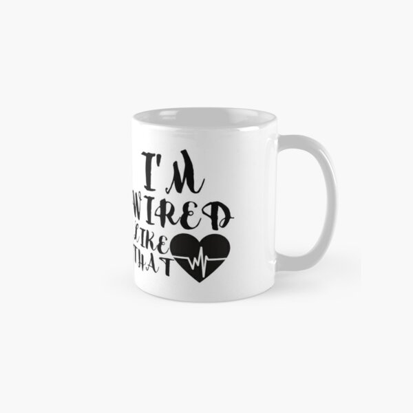 Battery Operated Pacemaker Recipient Heart Attack Coffee Mug