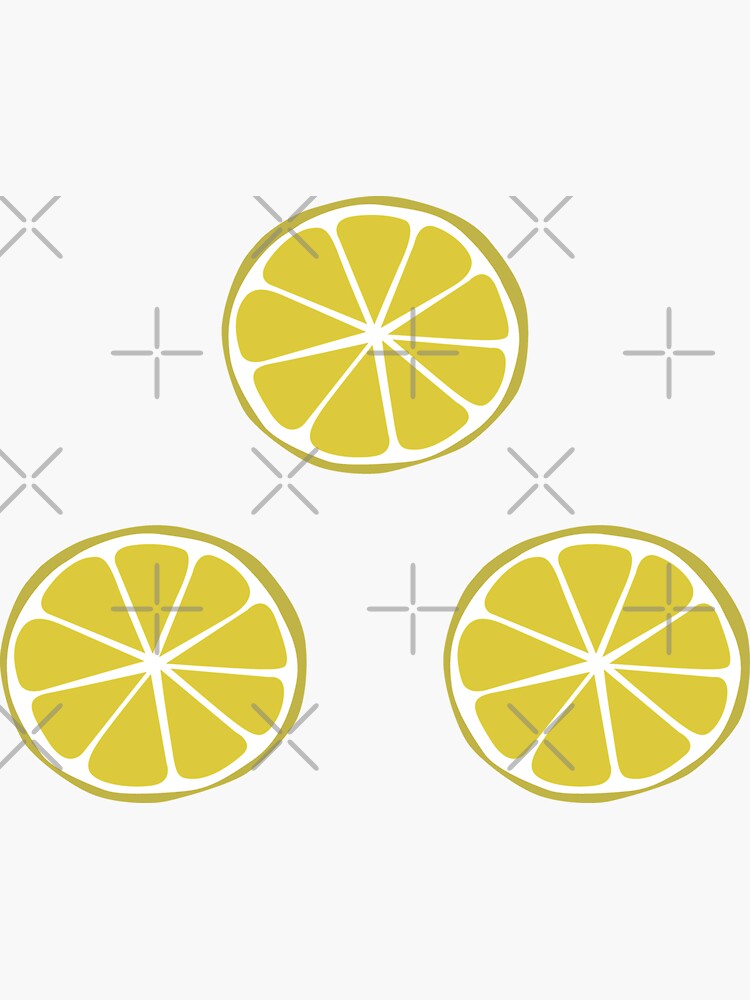 "Lemon Sticker Pack " Sticker for Sale by NamColors Redbubble