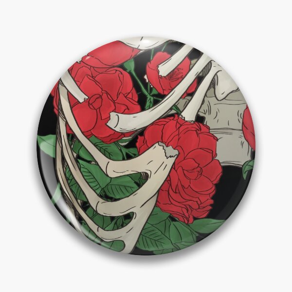 Item preview, Broken Ribcage and Red Flowers designed and sold by Saanis.