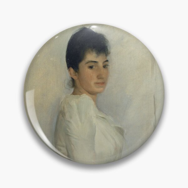 Item preview, Ramon Casas "Portrait of Montserrat Carbó" designed and sold by FineArtLover.