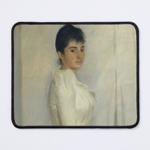 Item preview, Ramon Casas "Portrait of Montserrat Carbó" designed and sold by FineArtLover.