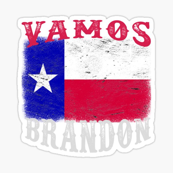 Adesivo Para Carro Vamos Go Brandon Bumper Sticker American Flag!