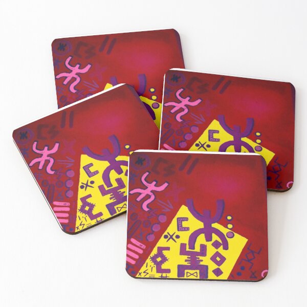 Item preview, colorful amazigh poster - amazigh art designed and sold by raninou.