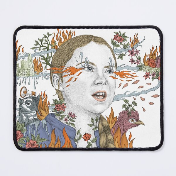 Item preview, Portrait of Greta Thunberg designed and sold by Carolina Zambrano Enriquez.