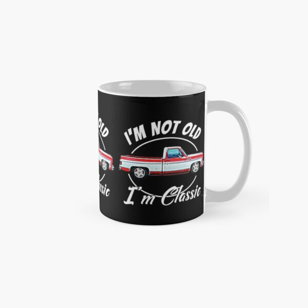 Classic hot rod fifties muscle car with cool couple cartoon Coffee Mug by  hobrath