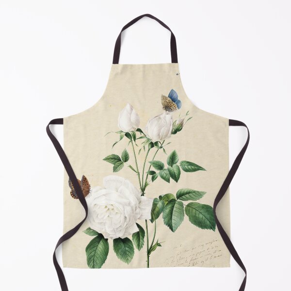 Item preview, White Bengal Tea Rose by Redouté, 1827 (édition classique) designed and sold by GalBotanique.