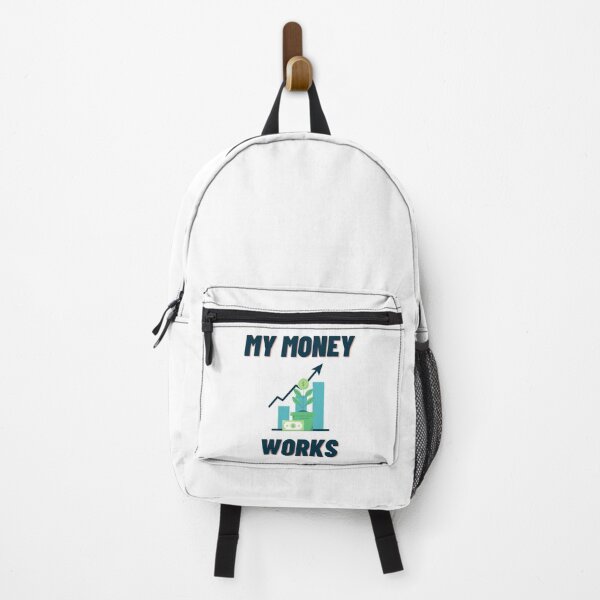 Item preview, My Money Works Cool Saying Investing Stocks designed and sold by CreatDifference.