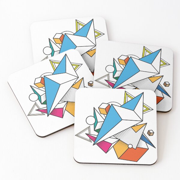 Item preview, Geometric Retro Shapes designed and sold by alpdesignart.