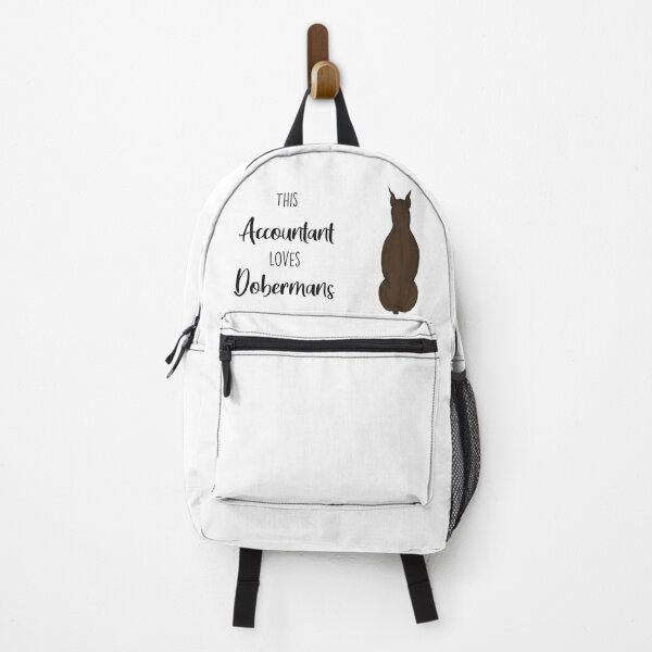 Item preview, This Accountant Loves Dobermans | Cropped Light Brown designed and sold by Little Fuzz Shop.