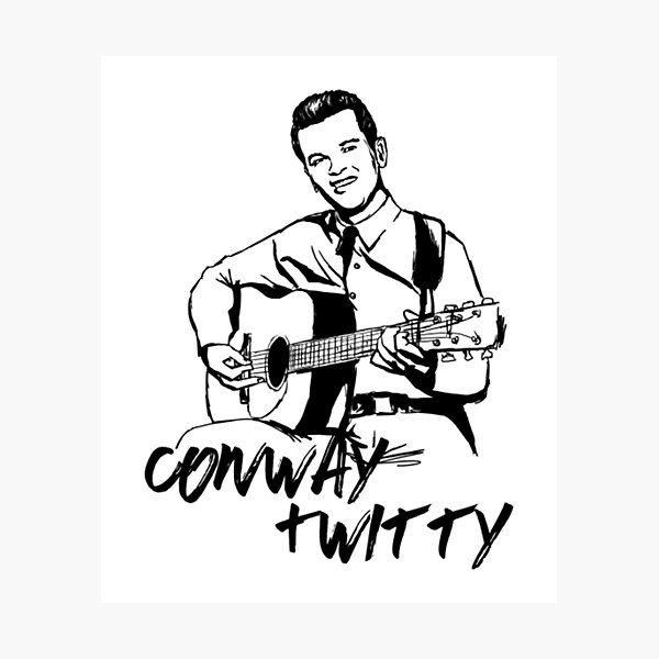 Item preview, Conway Twitty designed and sold by MonicaHammond.