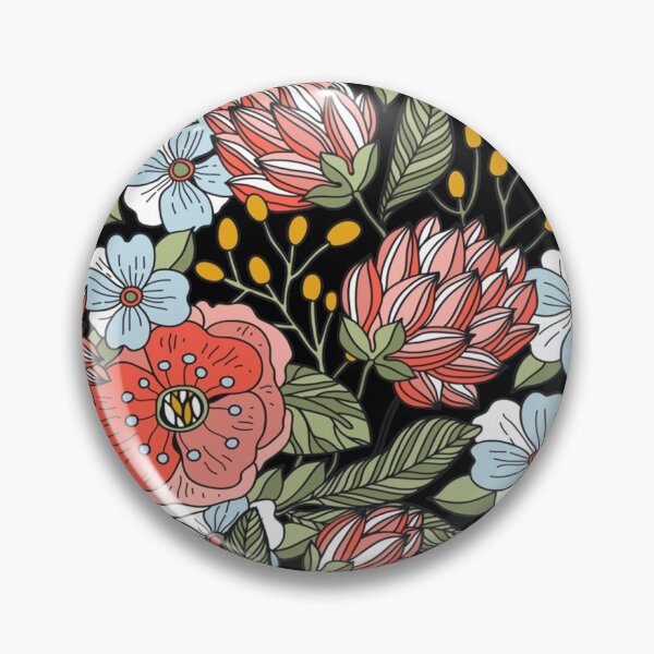 Item preview, Funny Vintage Flower Pattern, Fall Lovers designed and sold by LEA-BOUTIQUE.