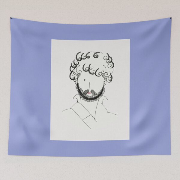 Item preview, Vintage Guy Line Drawing by Charles Martin    designed and sold by TheShirtsBar.