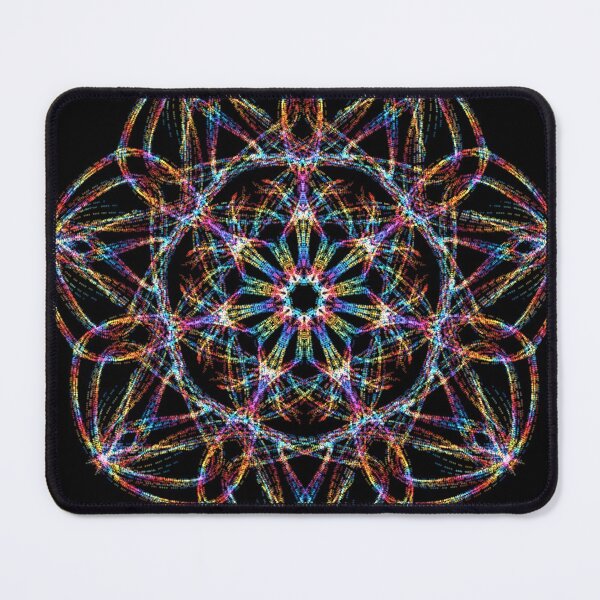 Item preview, Gothic Rose Window Rainbow Mandala designed and sold by zensorica.