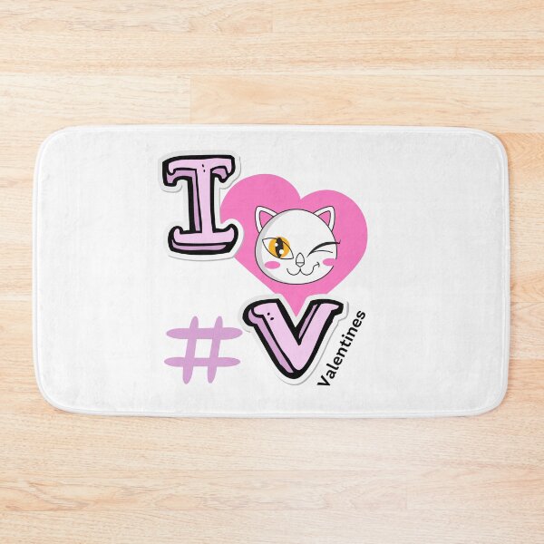 Item preview, I LOVE VALENTINES - Heart with Cat wink designed and sold by OMdesign10.