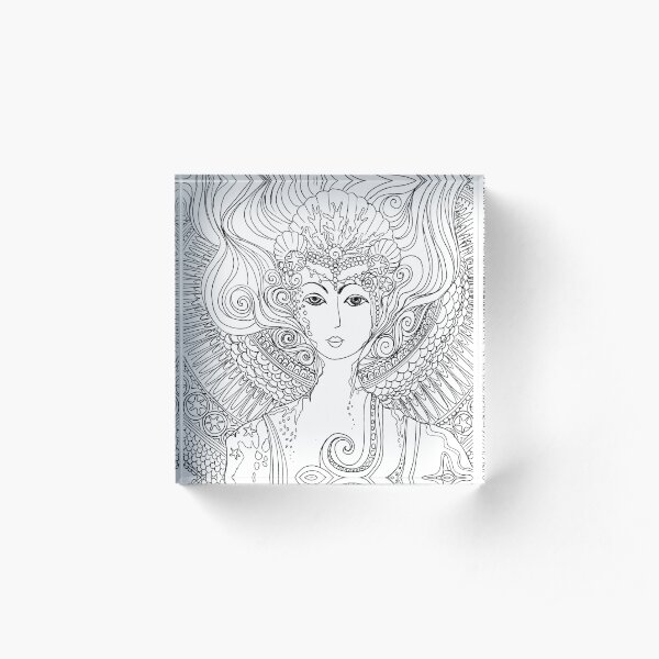 Mami Wata – African #Mermaid Acrylic Block
