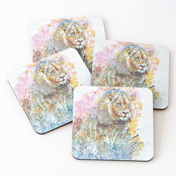 Item preview, beautiful lion art designed and sold by Xippy Art.
