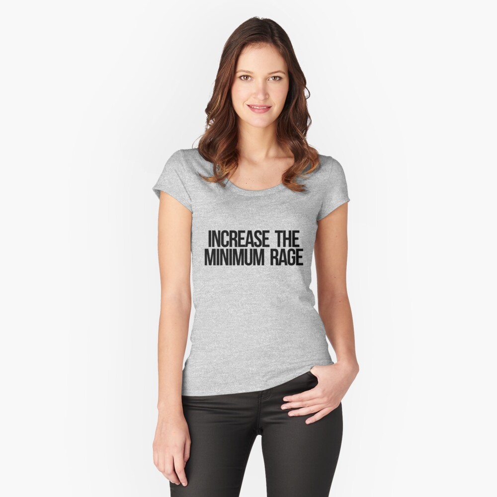 Item preview, Camiseta entallada de cuello ancho designed and sold by kounterpropos.