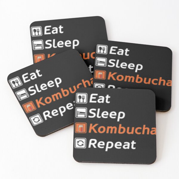 Item preview, Eat Sleep Kombucha Repeat designed and sold by Dbanksdesign.