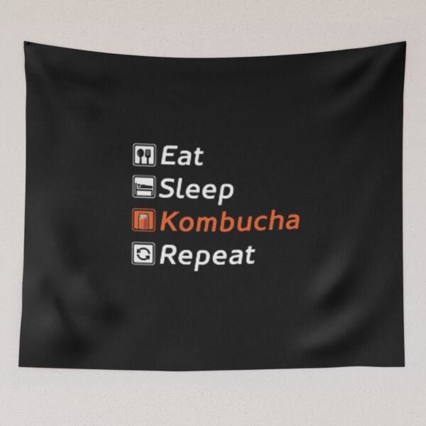 Item preview, Eat Sleep Kombucha Repeat designed and sold by Dbanksdesign.