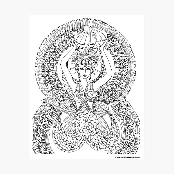 Atargatis – Assyria The Odest #Mermaid Photographic Print