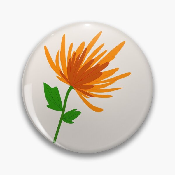 Item preview, Vintage Flower Pattern Chrysanthemum   designed and sold by LEA-BOUTIQUE.